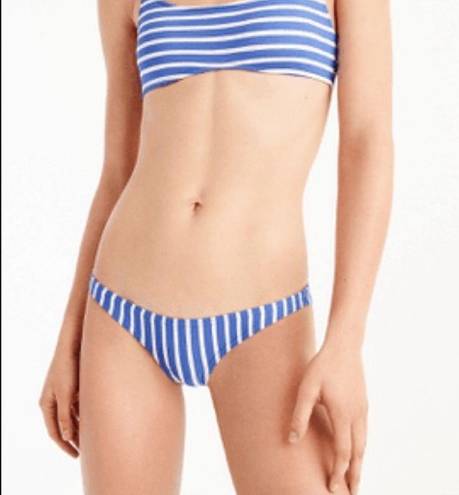 J.Crew  Striped Bikini Bottom Blue White Plus XXL