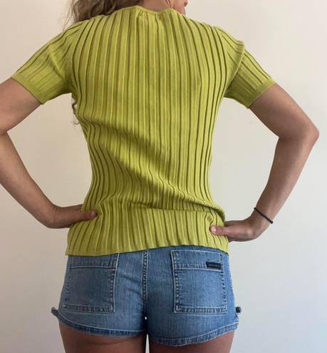 Prominence Citron Green Knit Top