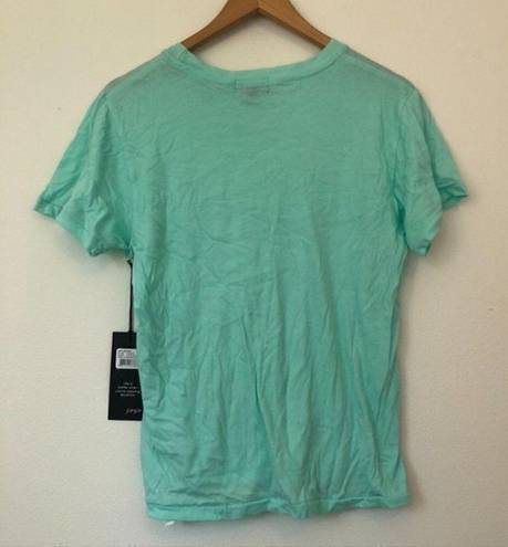 Wildfox NEW NWT  Happy Hour Tee Aqua Blue Green Tacos Margs Graphic Short Sleeve