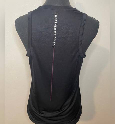 Peloton Black Racer Back Workout Tank Top