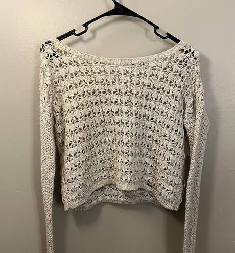 Hollister Cropped Sweater Top
