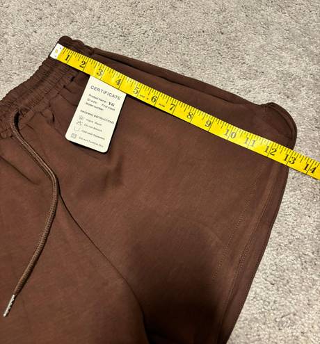 Brown Sweat Shorts NWT Size XS