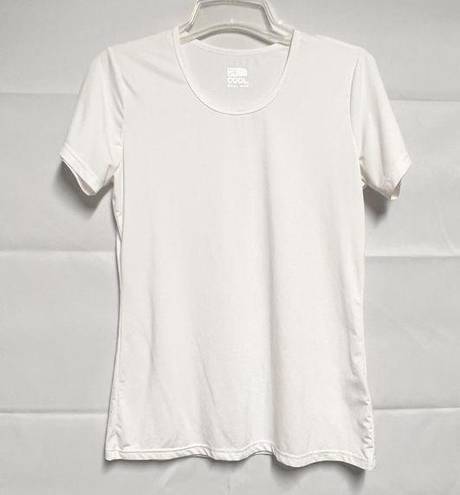 32 Degrees Heat 32 Degrees Cool White Athletic Breathable Short Sleeve Top Size Medium