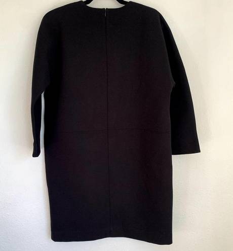 Everlane NEW  Scuba Long Sleeve Mini Dress in Black