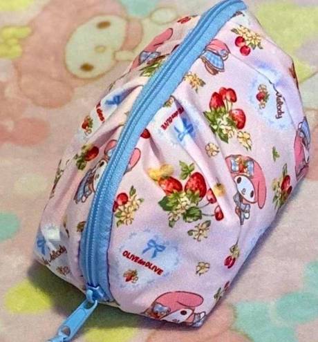 Sanrio My Melody  X Olive de Olive cosmetics bag (larger then looks) New w tags