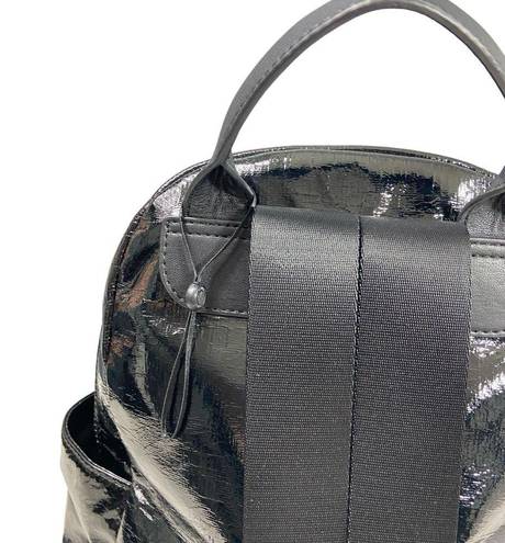 DKNY  shiny black backpack