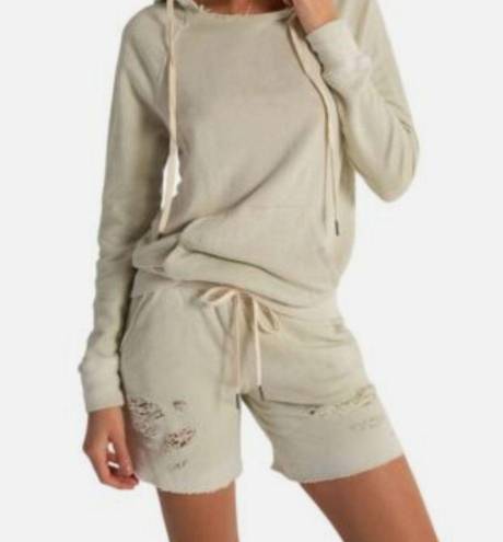 n:philanthropy NWT  Coco Beigr Distressed Women XS Casual Shorts MSRP:$138