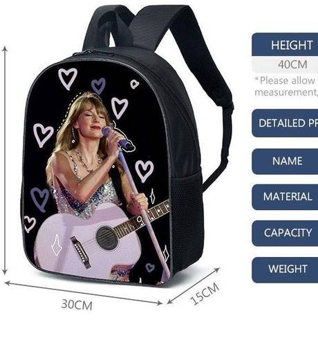 Taylor Swift Backpack Eras Tour Merch Swiftie Fan School Backpack Bag for girls