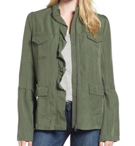Gold Hinge Hinge Seattle feminine utility jacket army green M