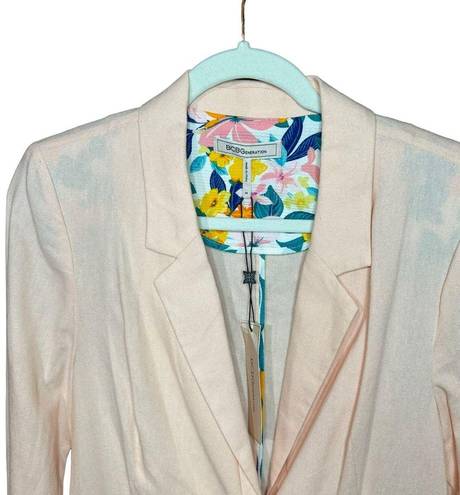 BCBGeneration  Boyfriend Blazer Jack in Light Tropical Peach Pink Size XS New