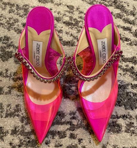 Jimmy Choo  Bing PVC Mules size 37