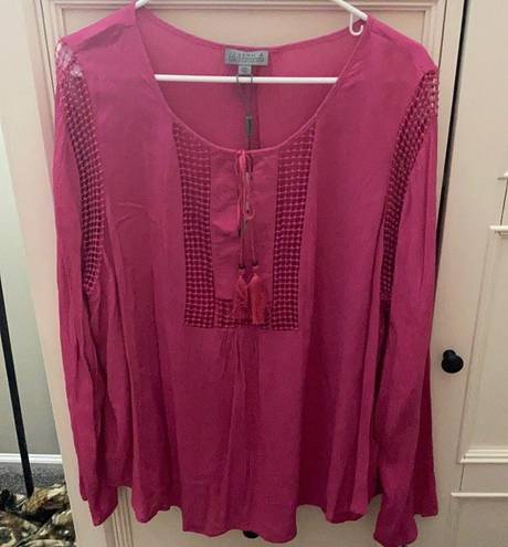 Joseph A  Tassel Blouse