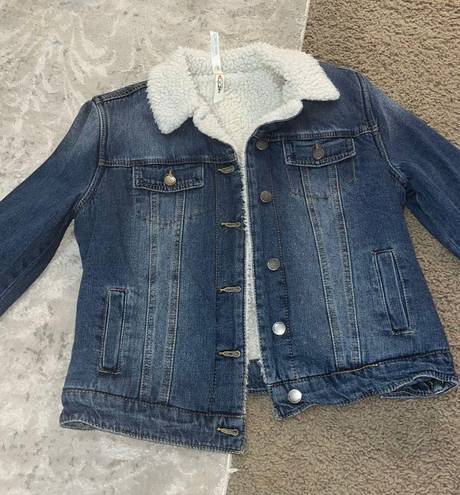 Ashley by 26 Vintage Charm Denim Fleece Jacket