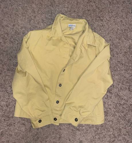 Las Olas yellow denim jacket