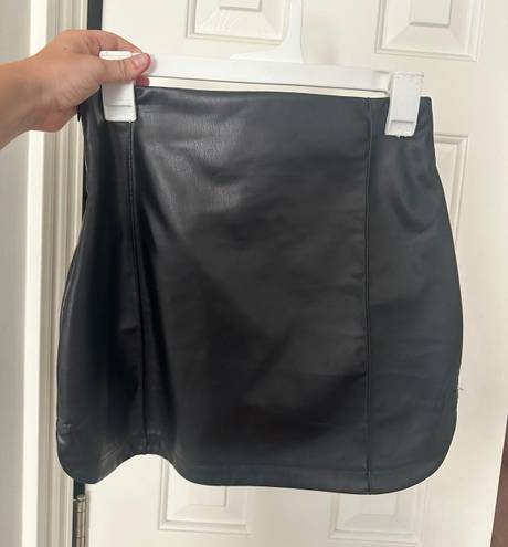 ZARA Leather Skirt