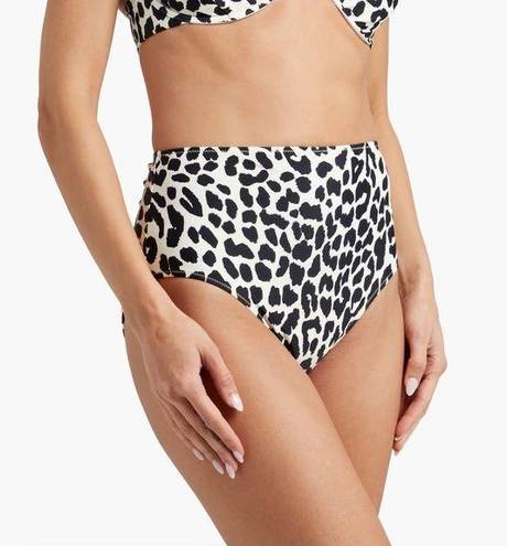 Tigerlily NWT  Ava leopard-print high-rise bikini briefs XS