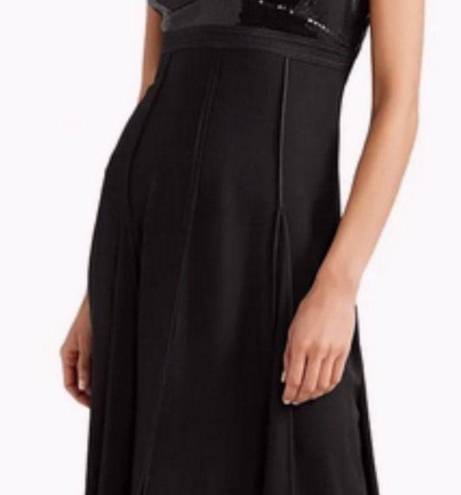 Jason Wu Grey  Cutout sequined satin trimmed twill black size 12