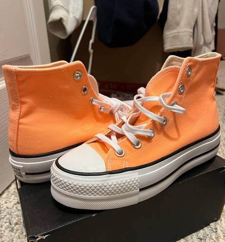 Converse Orange Shoes