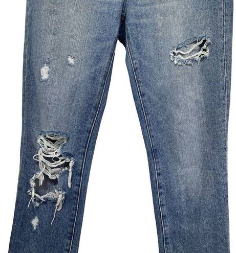 Pistola  Women's Size 24 High Rise Button Fly Light Wash Distressed Jeans