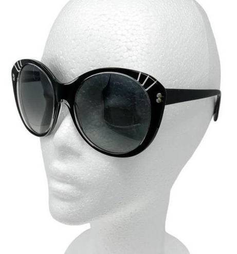 Alexander McQueen  Black & Clear Oversized Cat Eye Sunglasses w/ case  4231/S