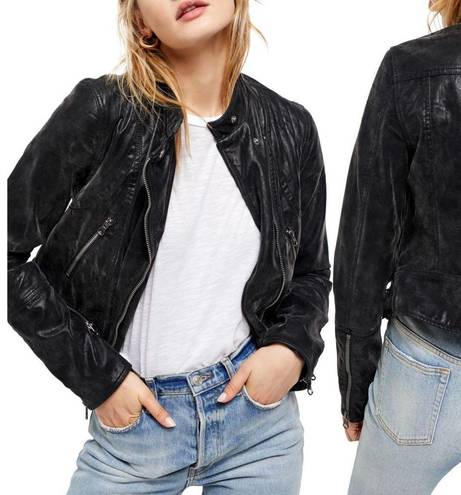 Free People Vegan Leather Jacket