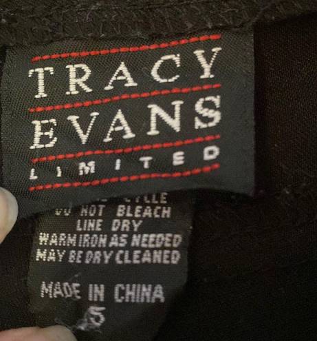 Tracy Evans Black Short Shorts