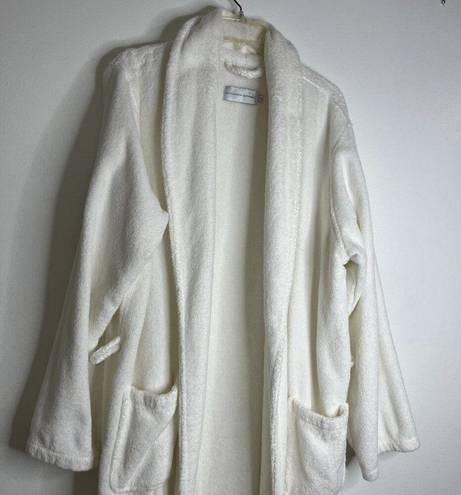 Restoration Hardware White Bath Robe Sz XL