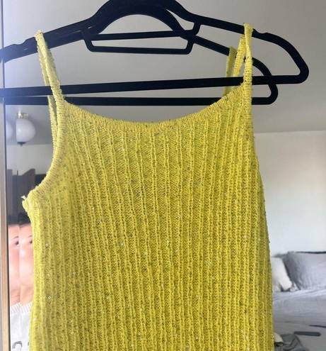 Rumored Yellow Palm Beach Mini Dress Size XS