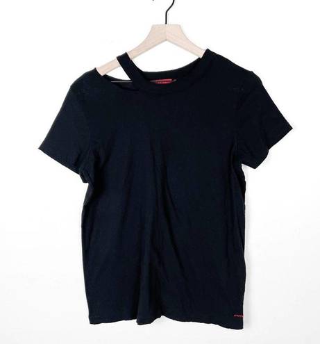 n:philanthropy  Harlow BFF Distressed Short Sleeve Tee in Black