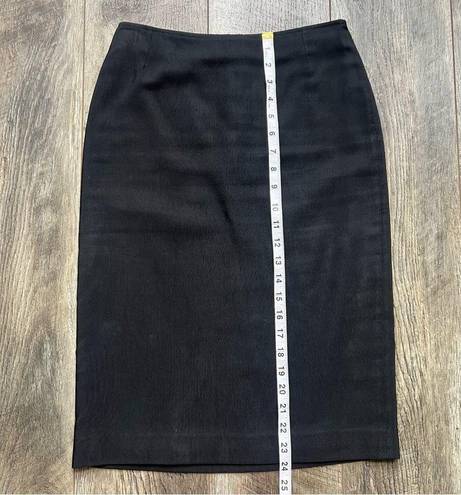 Versace Rare Vintage 1980’s Gianni  Black Pencil Skirt