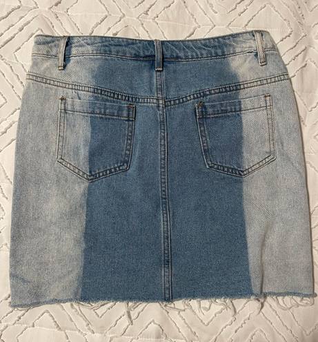 American Threads Jean Skirt