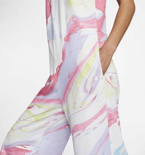 Nike  Jersey Tie Dye Jumpsuit Small