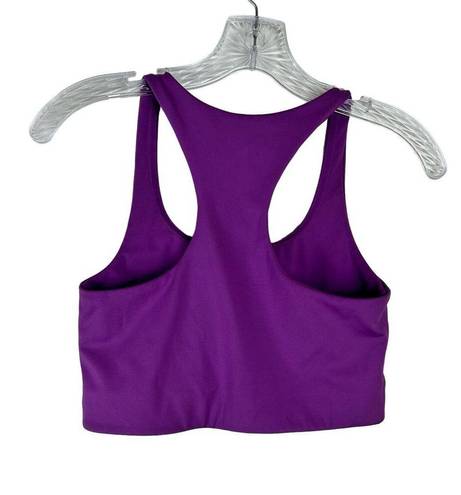 Girlfriend Collective Longline Racerback Sports Bra Paloma Purple Women Sz Small