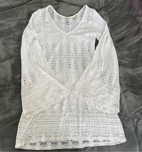 PilyQ Water Lily Bella Crochet Tunic/Swim Coverup