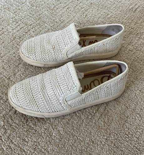 Sam Edelman White Erie Slip-On Sneakers