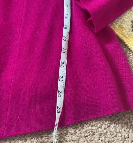 Charter Club  Women's 100% Cashmere Duster Sweater FUCHSIA