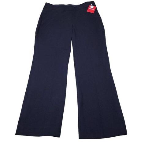 Spanx  On The Go Kick Flare Navy Blue Pull On Crop Pants Size Small Petite