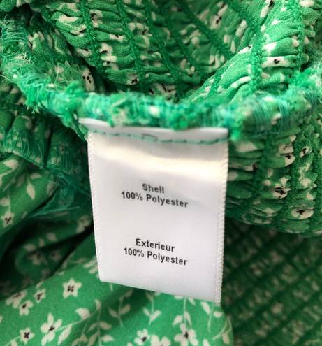 Likely Green White Ruffle Nina Dress 8