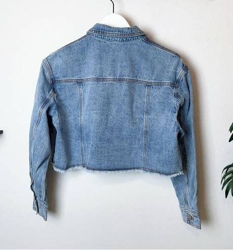 Vintage Blue J.ING  Crop Denim Jacket