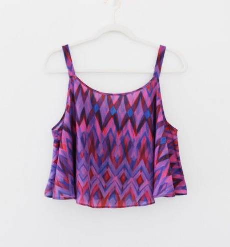 Lovers + Friends Flowy Patterned Top NWOT