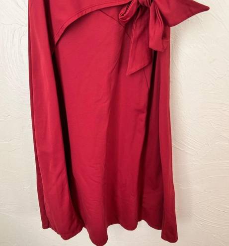 Patagonia  sleeveless maroon wrap dress size XS