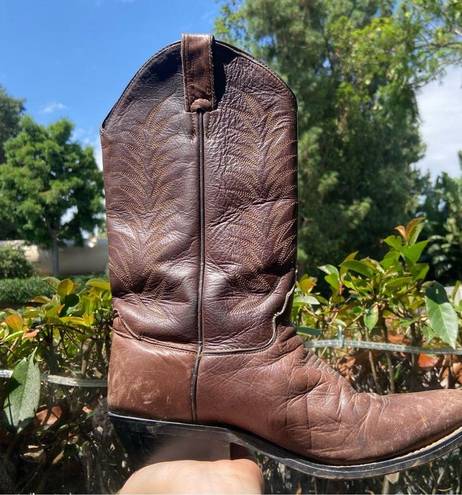 Justin Boots Justin Cowboy Boots Brown Women size 6.5