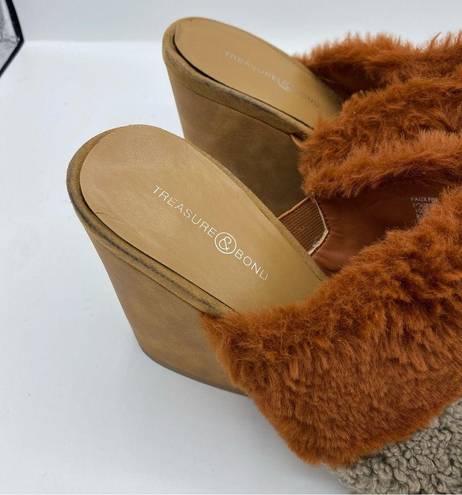 Treasure & Bond  Faux Fur Sherpa Mules boho bohemian