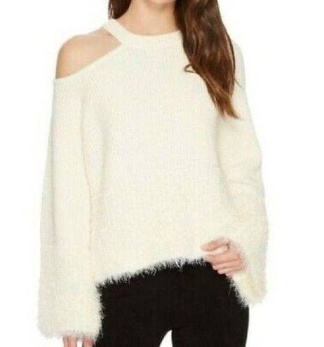 1. State  REVOLVE Dramatic Pause Cold Shoulder Oversized Eyelash Sweater Top