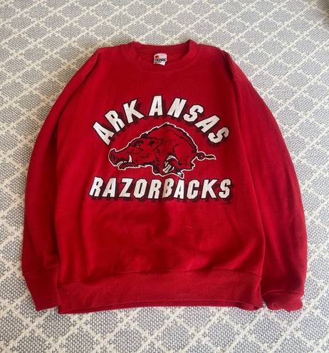 Vintage Arkansas Crewneck Size L