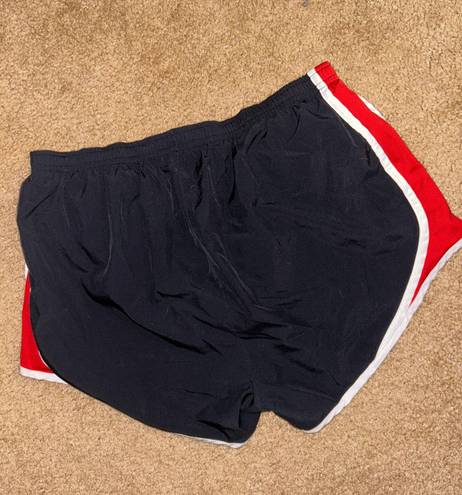 Sport-tek Black With Red Running Shorts