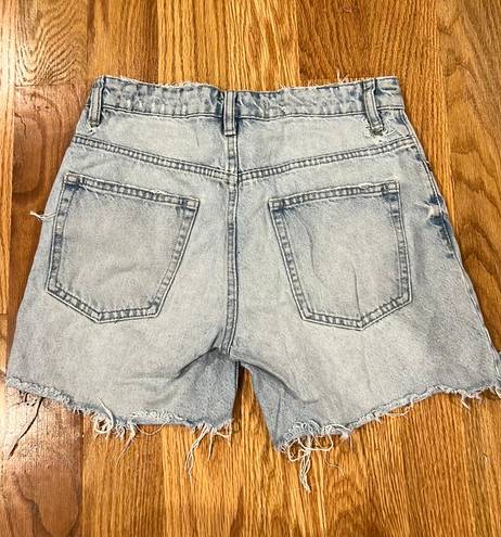 ZARA Distressed Jean Shorts