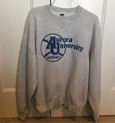 Russell Athletic Aurora University Softball sweatshirt size large from the 90’s