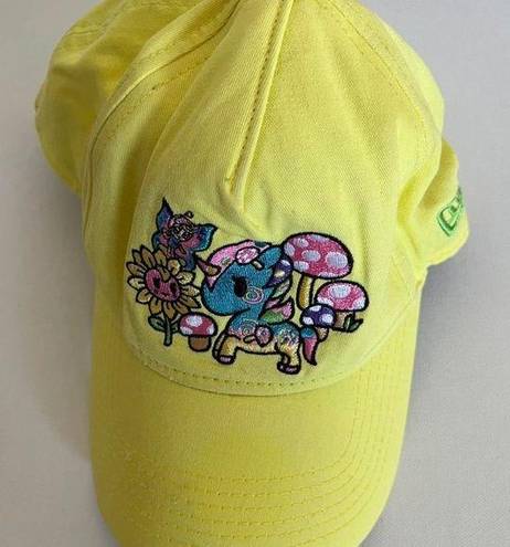 Tokidoki  yellow embroidered cap