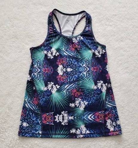 Zella Tropical Floral Print Racerback Tank